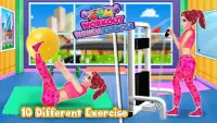 Gym Workout - Women Exercise Game Screen Shot 0