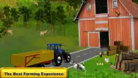Real tractor conducción transporte la agricultura Screen Shot 3