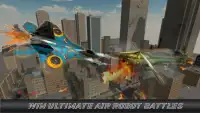 Flying Robot Car Transform Russian Plane City Wars Screen Shot 1