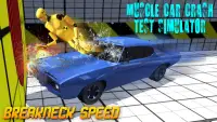 Muscl حادث سيارة اختبار محاكي Screen Shot 0