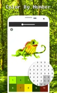 Reptile Color By Number - Pixel Art Screen Shot 4