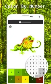 Cor do Réptil por Número - Pixel Ar Screen Shot 4