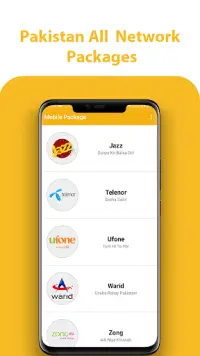 Mobile Packages Pakistan 2019 Screen Shot 1
