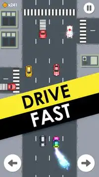 Drive Fast - 2d Retro Racing Screen Shot 4