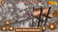 Real Moto Racing Stunt jeu d'aventure sans fin Screen Shot 1