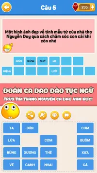 Đoán Ca Dao - Đào Tục Ngữ - Đố Screen Shot 5