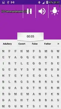 Bible Word Search LCNZ Word Game Screen Shot 4