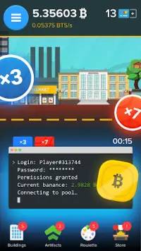 The Crypto Game Bitcoin mining Screen Shot 6