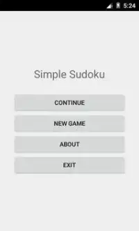 Simple Sudoku Screen Shot 1