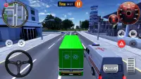 City Transporter Truck Driving Simulator Screen Shot 3