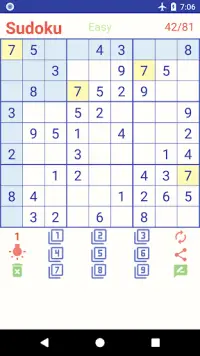 Sudoku Spiel Screen Shot 1