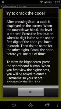 Code cracker Screen Shot 1