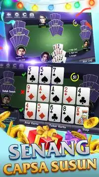 HokiPlay Free Capsa Susun Casino Online Screen Shot 1