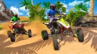 Quad-Bike Spiele: Motorrad Ren Screen Shot 4