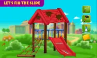 kids amusement park repair & Water slide Screen Shot 2