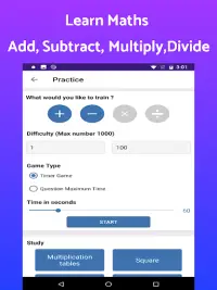 Math games - Add, Subtract, Multiply & Divide Screen Shot 10