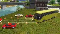 Nyata Pelatih Bis Parkir Menyetir Sekolah 3D Sim Screen Shot 4