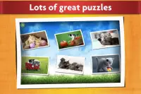 Cats Jigsaw Puzzle Game Kids Screen Shot 1