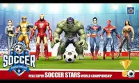 Superhero Pro Soccer World Top Leagues Star 2018 Screen Shot 0