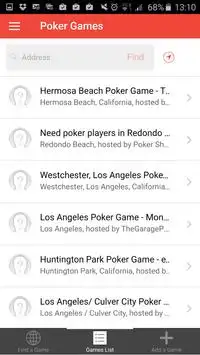 Find Poker Games Screen Shot 5