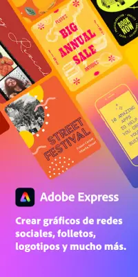 Adobe Express: Diseña Screen Shot 0