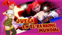 Boxing Babes: Sexy Anime Girls - Juego de Peleas Screen Shot 1
