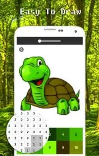 Reptile Color By Number - Pixel Art Screen Shot 2