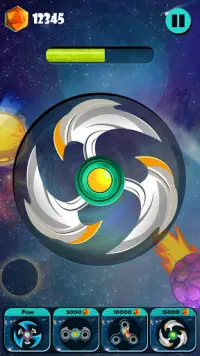 Fidget Spinner：スペースシミュレータ Screen Shot 9