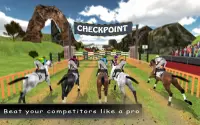 Real Racing Horse & Jumping Simulator 2018 Pro Screen Shot 3