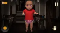 Jogos assombrada bebê assustad Screen Shot 0