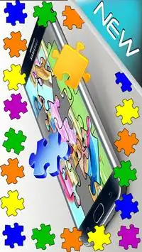 Puzzle of shine little genie jigsaw Screen Shot 2