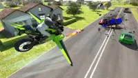 Flying bike Driving Simulator Screen Shot 3