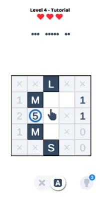 Minesweeper Words - Word Cross Puzzle Screen Shot 0