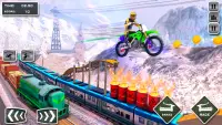 Tricky Bike vs Train Racing Fun Screen Shot 0