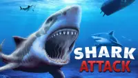 Shark Survival World - Spear Fishing Shark Games Screen Shot 0