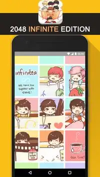 2048 Infinite Kpop Puzzle Game Screen Shot 4