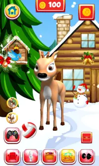 Talking Reindeer Screen Shot 4