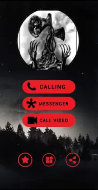 Call Siren Head chat   video call (Simulation) Screen Shot 2