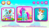 Kids puzzles for girls Screen Shot 2