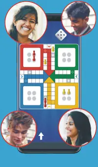Online ludo with chat Screen Shot 2