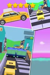Rocky Road Taxi Dash 3D Screen Shot 0