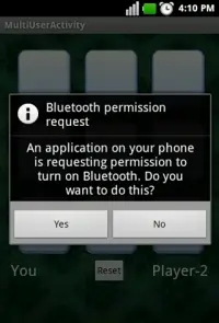 Bluetooth Tic-Tac-Toe Screen Shot 4