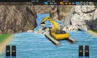 Amphibious Excavator Construction Crane Simulator Screen Shot 4