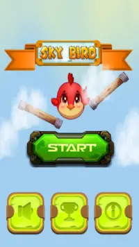 Sky Bird Game Screen Shot 0