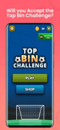 Top Bin Challenge Soccer - Ultimate Football Game Screen Shot 0