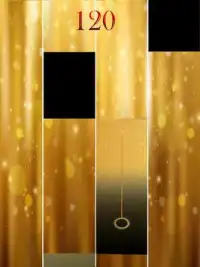 Gold Piano Tiles Screen Shot 0