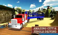 Zoo Animals Transporter Truck Screen Shot 1