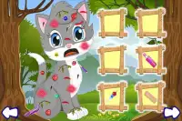 Cute Kitty Care - Fun Game Screen Shot 2