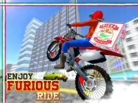 Pizza Delivery Moto Bike Rider Screen Shot 21