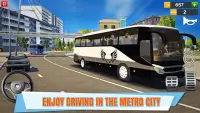 ciudad entrenador autobús simulador Screen Shot 1